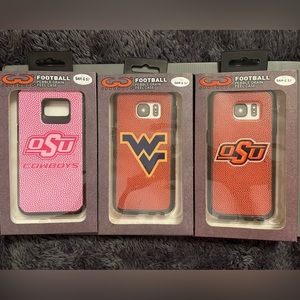 3-pack Gamewear Football Pebble Grain Feel Cases for Samsung G S7 (SAM G S7)